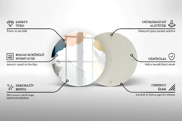 Protection plaque induction Taches abstraites