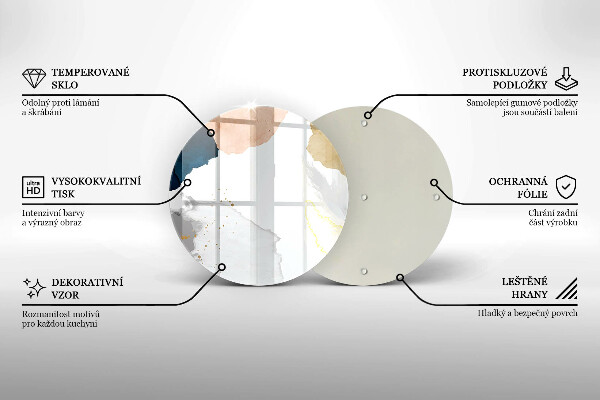 Protection plaque induction Taches abstraites