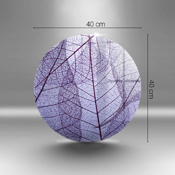 Protection plaque induction Feuilles veinées