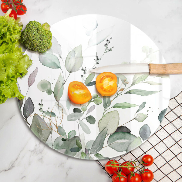 Protection plaque induction Plantes aquarelles