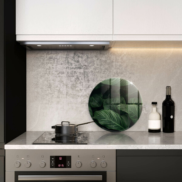 Protection plaque induction Feuilles sombres