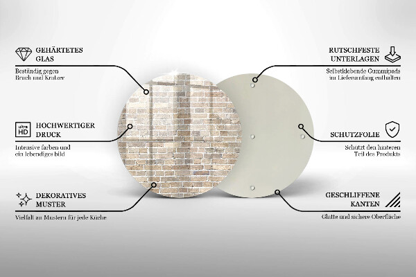 Protection plaque induction Mur de briques lumineuses