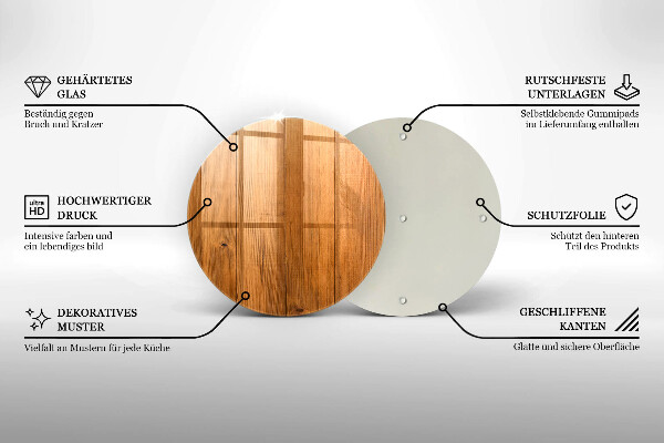 Protection plaque induction Planches de bois