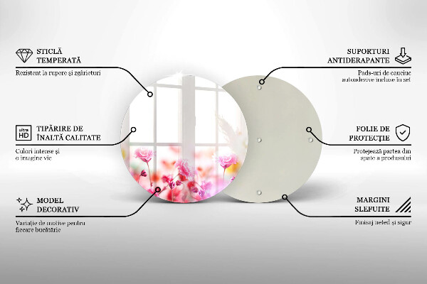 Protection plaque induction Prairie fleurie