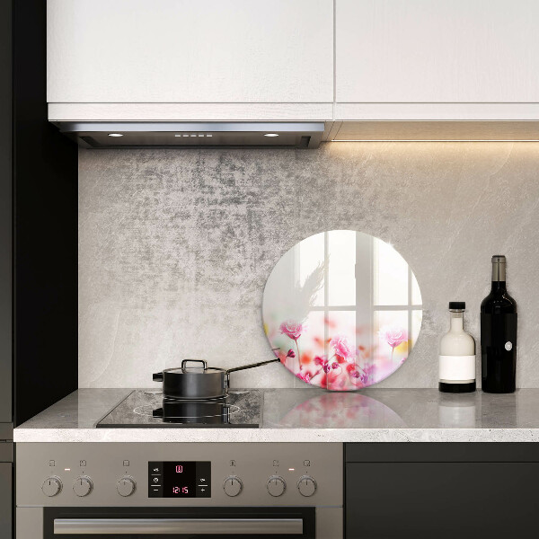 Protection plaque induction Prairie fleurie