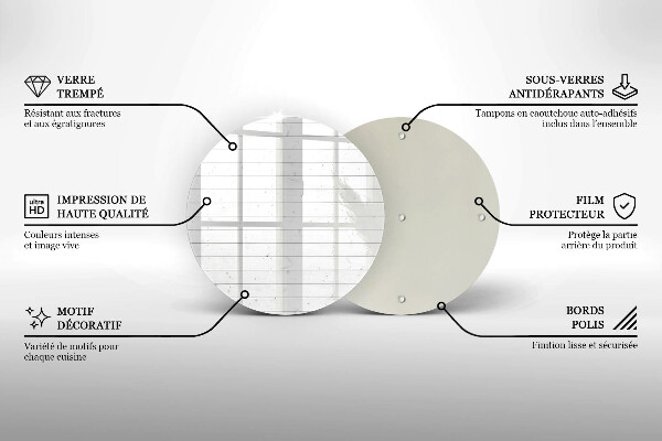 Protection plaque induction Tableaux lumineux modernes