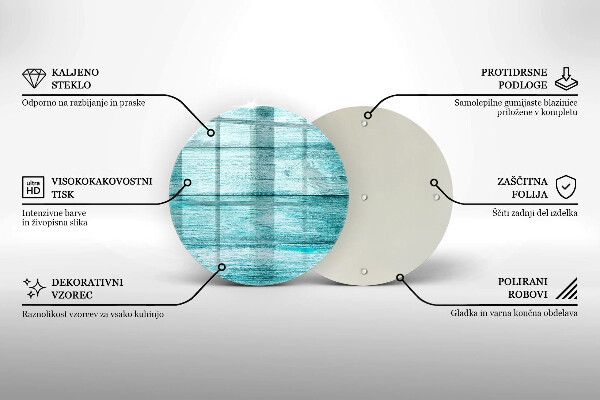 Protection plaque induction Planches de bois vintage