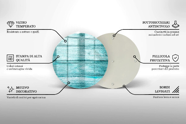 Protection plaque induction Planches de bois vintage