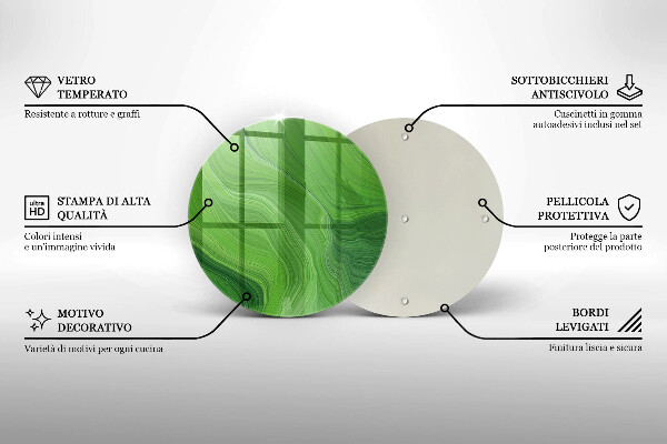 Protection plaque induction Texture abstraite