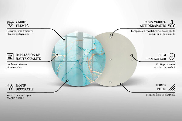 Protection plaque induction Abstraction de pierre