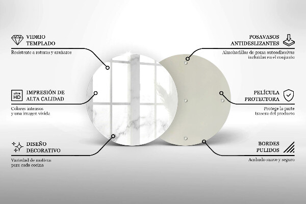 Protection plaque induction Marbre moderne