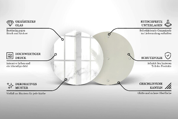 Protection plaque induction Marbre moderne