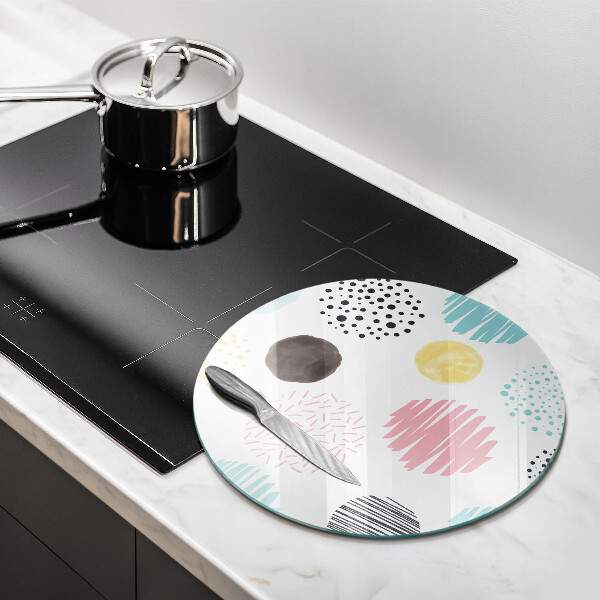 Protection plaque induction Formes peintes