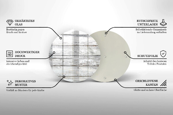 Protection plaque induction Planches de bois brillantes