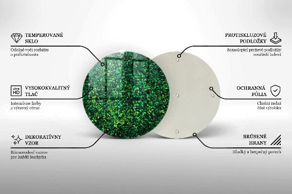 Protection plaque induction Plante à petites feuilles