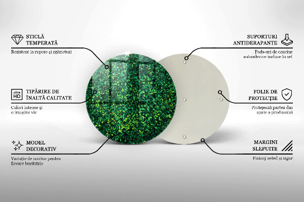 Protection plaque induction Plante à petites feuilles