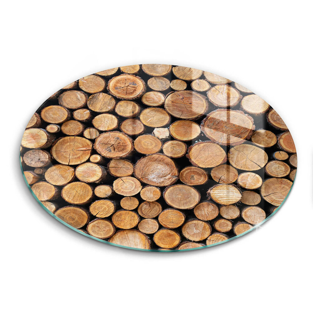 Protection plaque induction Des troncs d'arbres