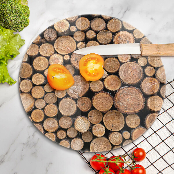 Protection plaque induction Des troncs d'arbres