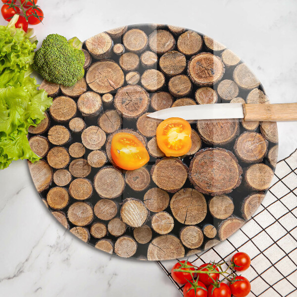 Protection plaque induction Des troncs d'arbres