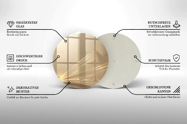 Protection plaque induction Abstraction moderne