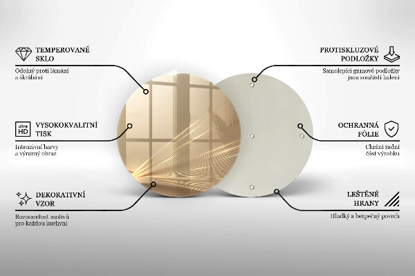 Protection plaque induction Abstraction moderne