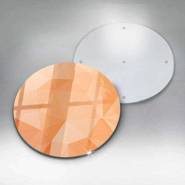 Protection plaque induction Fond géométrique