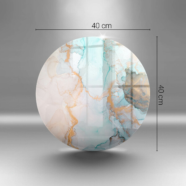 Protection plaque induction Abstraction de marbre