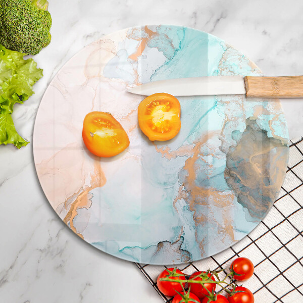 Protection plaque induction Abstraction de marbre