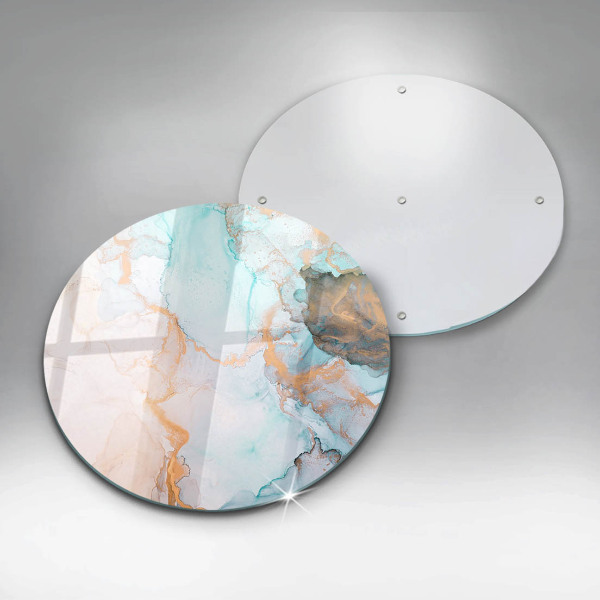 Protection plaque induction Abstraction de marbre