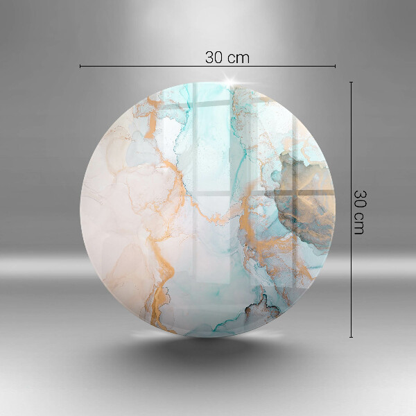 Protection plaque induction Abstraction de marbre