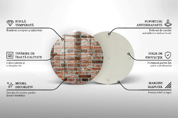 Protection plaque induction Vieux mur de briques