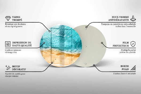 Protection plaque induction Bord de plage et mer