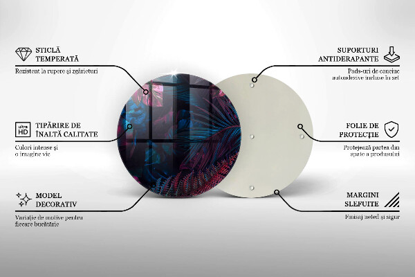 Protection plaque induction Jungle sombre