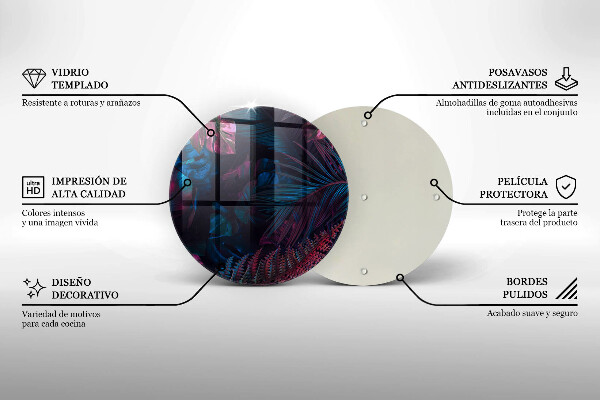 Protection plaque induction Jungle sombre