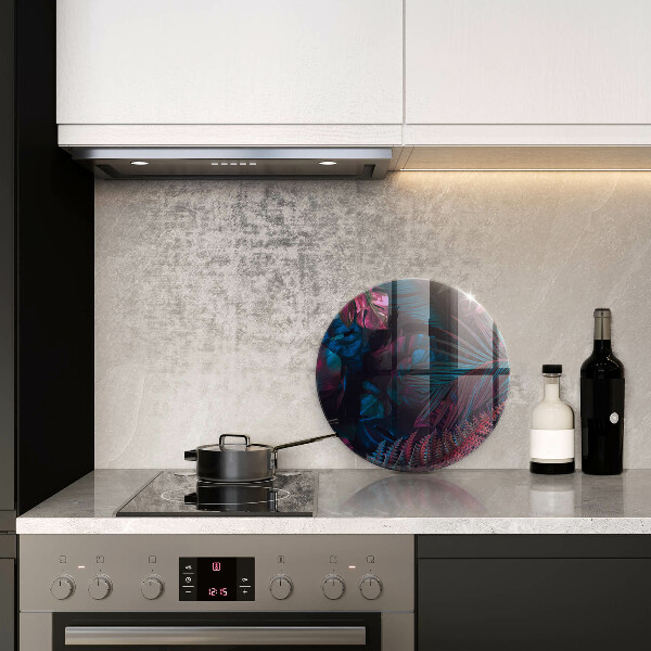 Protection plaque induction Jungle sombre