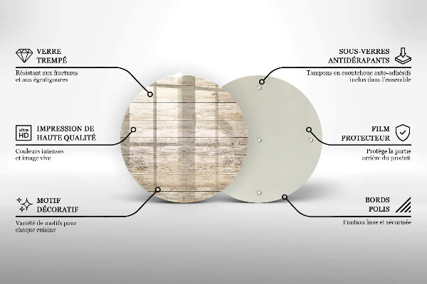Protection plaque induction Planches de bois