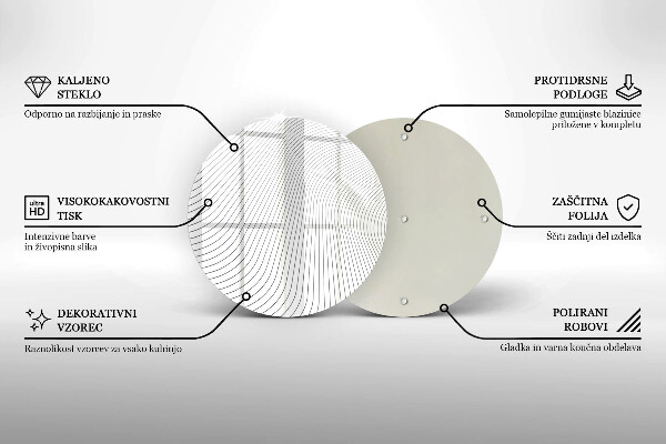 Protection plaque induction Modèle de lignes modernes