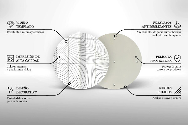 Protection plaque induction Modèle de lignes modernes