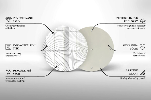 Protection plaque induction Modèle de lignes modernes