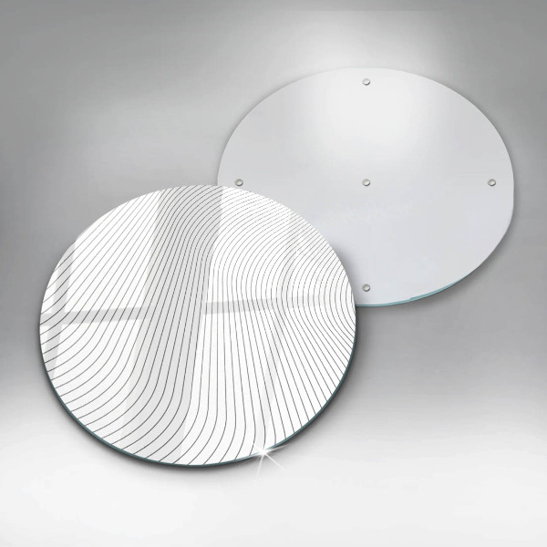 Protection plaque induction Modèle de lignes modernes