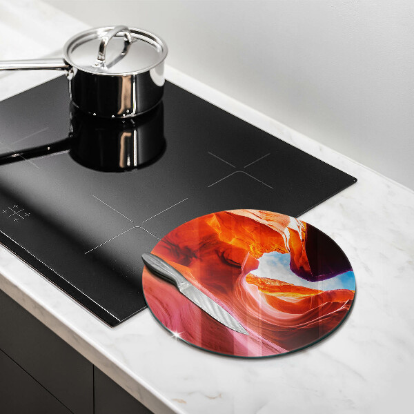 Protection plaque induction Paysage rocheux du canyon