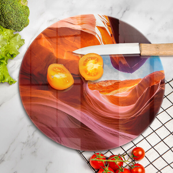 Protection plaque induction Paysage rocheux du canyon