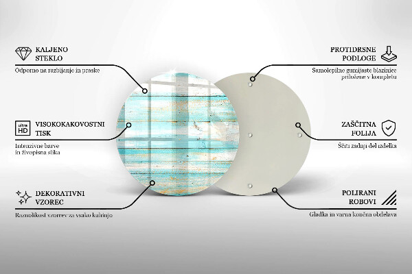 Protection plaque induction Planches de bois vintage