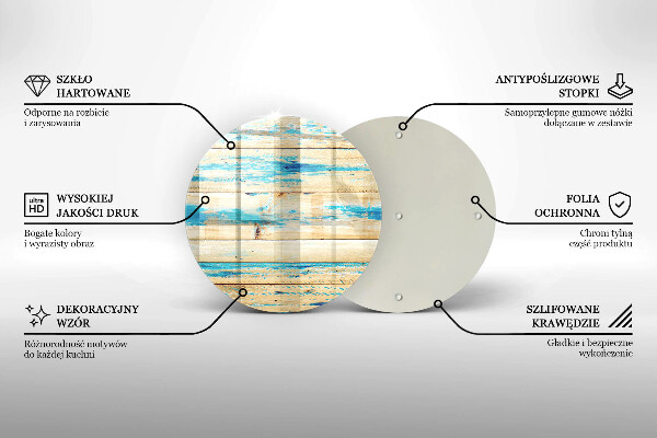 Protection plaque induction Planches de bois rétro