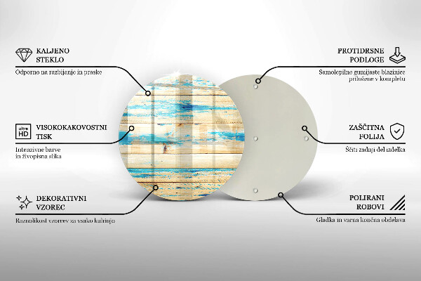Protection plaque induction Planches de bois rétro
