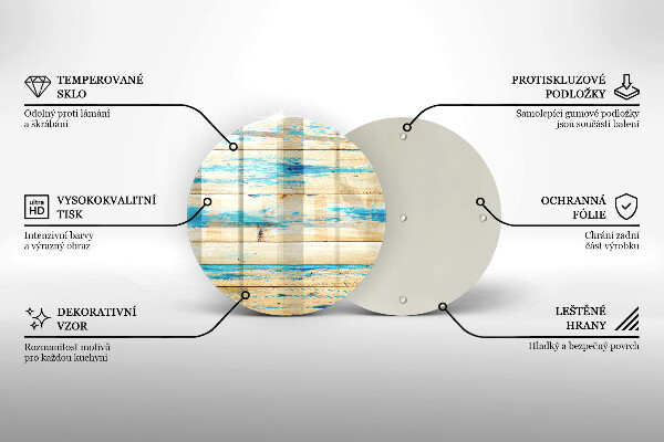 Protection plaque induction Planches de bois rétro