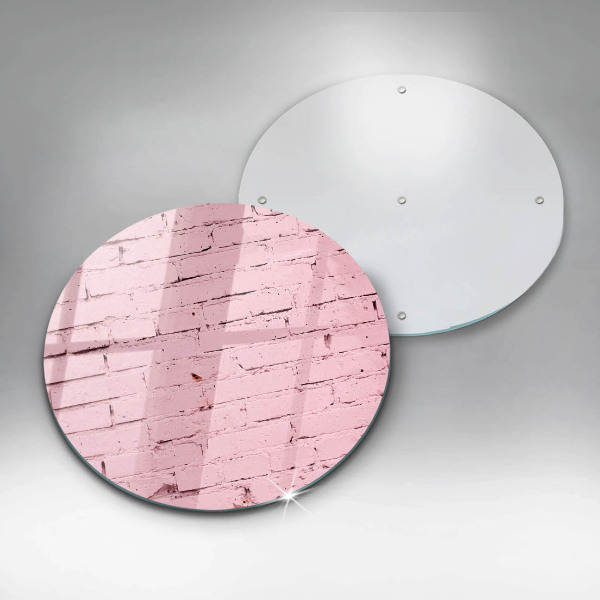 Protection plaque induction Mur de briques pastel