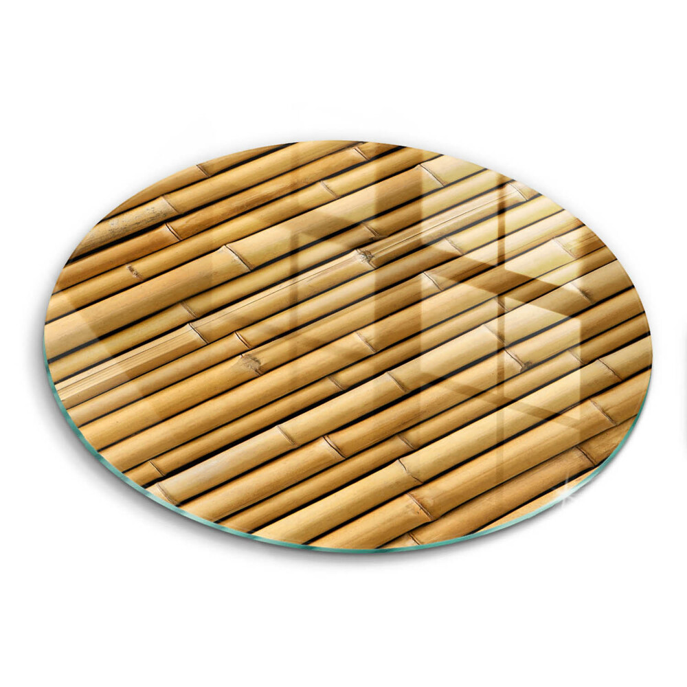 Protection plaque induction Bambou bohème nature