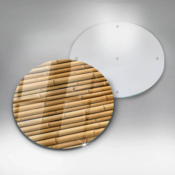 Protection plaque induction Bambou bohème nature