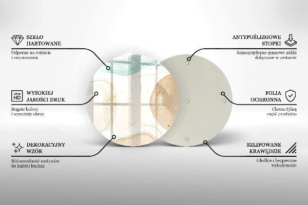 Protection plaque induction Taches bohèmes et or